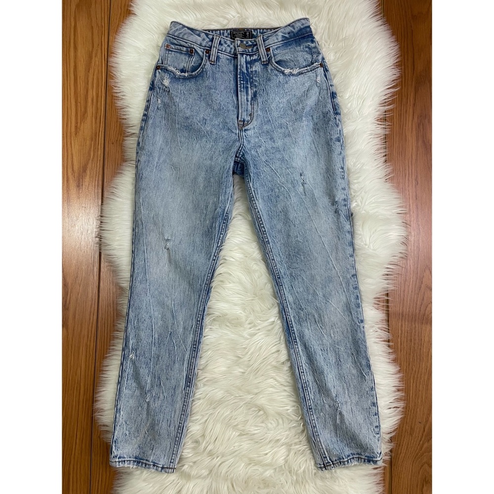 Abercrombie & Fitch High Rise Light Blue Jeans